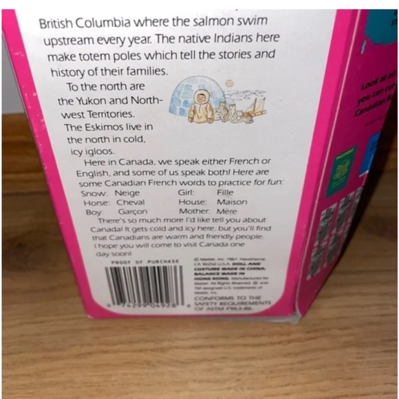 BARBIE Canadian Mountie  - Vintage1987  NIB - Picture 16 of 16